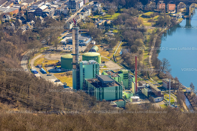Herdecke250303322 | Luftbild, Cuno Kraftwerk E-Werk, Kraftwerksgesellschaft Herdecke GmbH, Herdecke, Ruhrgebiet, Nordrhein-Westfalen, Deutschland