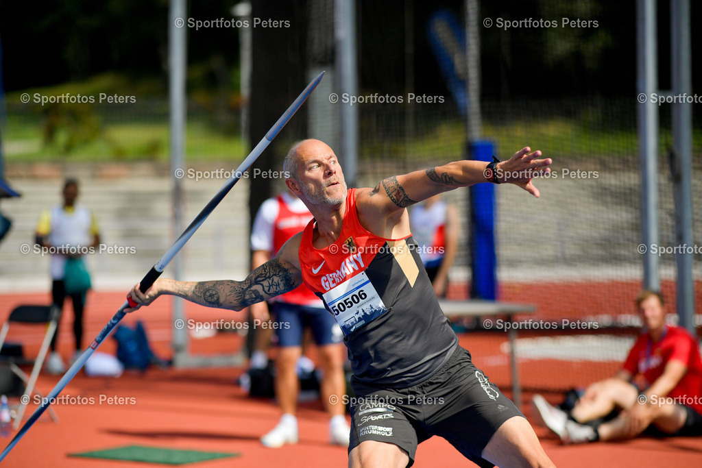 WMAC - Day 1_151 | World Masters Athletics Championship am 13.08.2024 in Gotheburg; SpeerwurfPhoto: Kai Peters - Realisiert mit Pictrs.com
