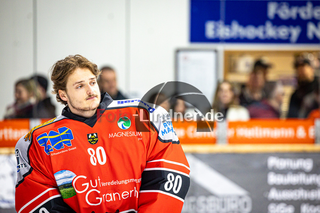 TSV Peißenberg MINERS gegen EHC Königsbrunn PINGUINE | Eishockey Bayernliga Herren Playoffs Viertelfinale 2024/25 - Spiel 6 von 7, TSV Peißenberg MINERS gegen EHC Königsbrunn PINGUINE, 20250221,Xaver NAGEL (MINERS 80) traurig,2025-02-21 in Peißenberg (Eisstadion Peißenberg)Xaver NAGEL (MINERS 80)Copyright: WolfgangxLindner foto-lindner.de