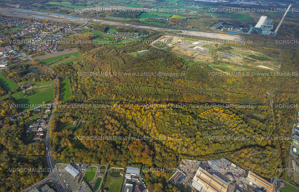 Bergkamen221013254 | Luftbild, Adener Höhe, Alte Zechenhalde Hochplateau, Waldgebiet Großes Holz, Weddinghofen, Bergkamen, Ruhrgebiet, Nordrhein-Westfalen, Deutschland