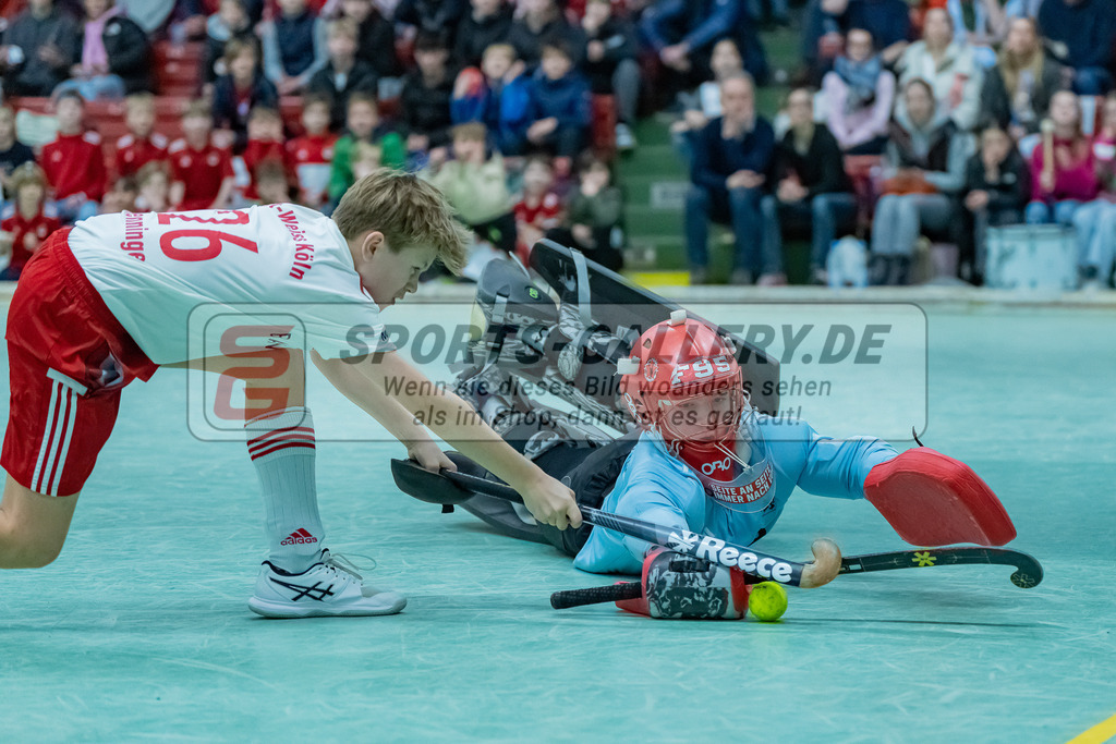 HK_20240225_108598 | Spiel um Platz 5 Deutsche Meisterschaft MU14 am 25.2.2024 Halle RW Köln, Köln ,
