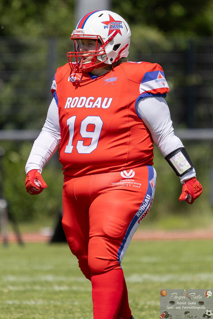 GFLW 1: German Football League Women 1: Rodgau Pioneers Ladies - Stuttgart Scorpions Sisters, 07.06.2026 | Sabrina Diana Murmann (Rodgau Pioneers Ladies #19), Freisteller, Portrait / Porträt, Rodgau Pioneers Ladies - Stuttgart Scorpions Sisters, Rodgau, Maingau-Energie-Stadion "Am Weichsee", 7.6.2026 - Realisiert mit Pictrs.com