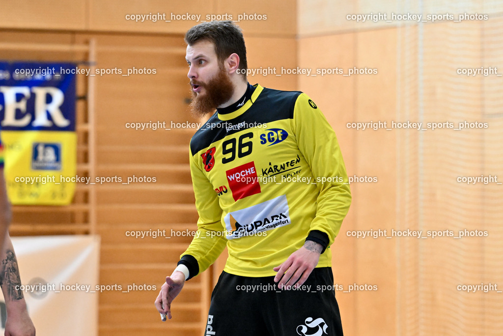 SC Ferlach vs. ALPLA HC Hard 2.3.2024 | #96 KONECNY Micha Martin SC Ferlach, SC Ferlach vs. ALPLA HC Hard 2.3.2024, SC Ferlach vs. ALPLA HC Hard am 02.03.2024 in Ferlach (Ballspielhalle Ferlach), Austria, (Photo by Bernd Stefan)