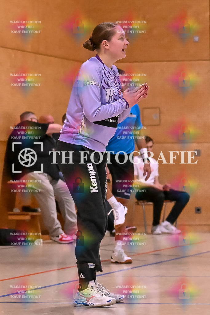 GER, SG Maulburg/Steinen - HB Kinzigtal, Handball, Suedbadenliga, 22. Spieltag, Saison 2023/2024, 27.04.2024 | Zoe Zscherper (SG Maulburg/Steinen, #18)

GER, SG Maulburg/Steinen - HB Kinzigtal, Handball, Suedbadenliga, 22. Spieltag, Saison 2023/2024, 27.04.2024

Foto: TH Fotografie/Thomas Hess