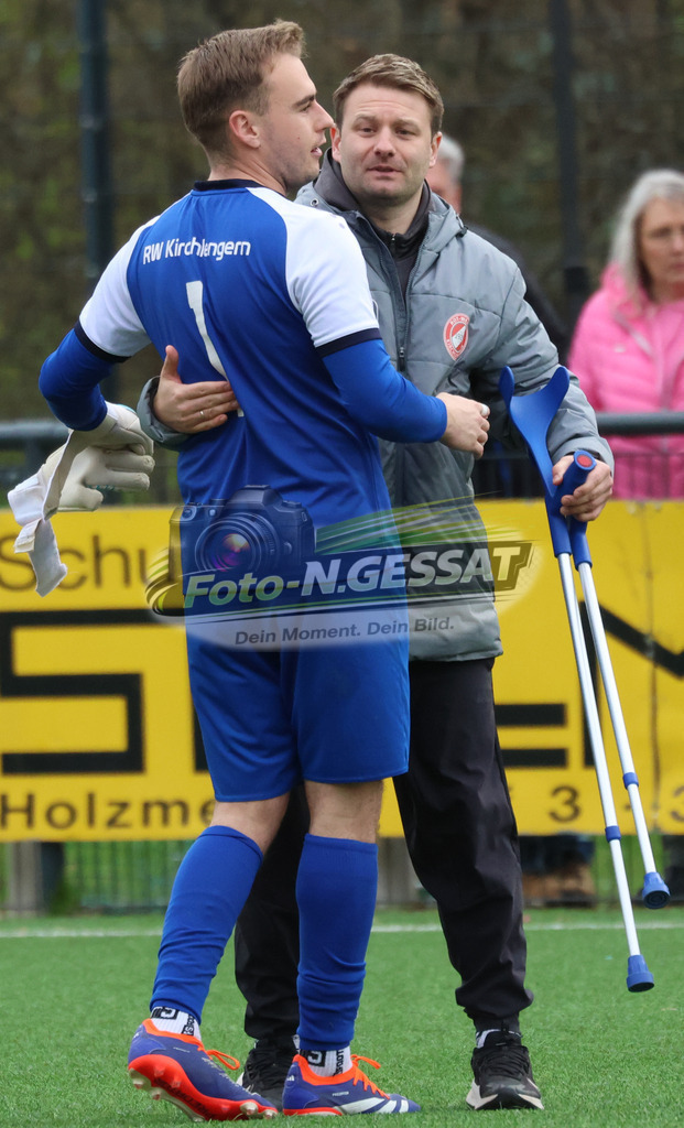 FC RW Kirchlengern - Post TSV Detmold | Auf dem Bild zu sehen: Rot FC RW Kirchlengern v.l.: Finn-Luis Patzek, Daniel Halfar FC RW Kirchlengern, Post TSV Detmold, Saison 25/26, Landesliga, Deutschland - Realisiert mit Pictrs.com