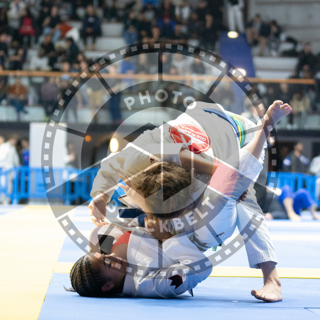 20240119PBB2182 | Fighters compete during the IBJJF European Championship in Paris, France, on January 19, 2024.