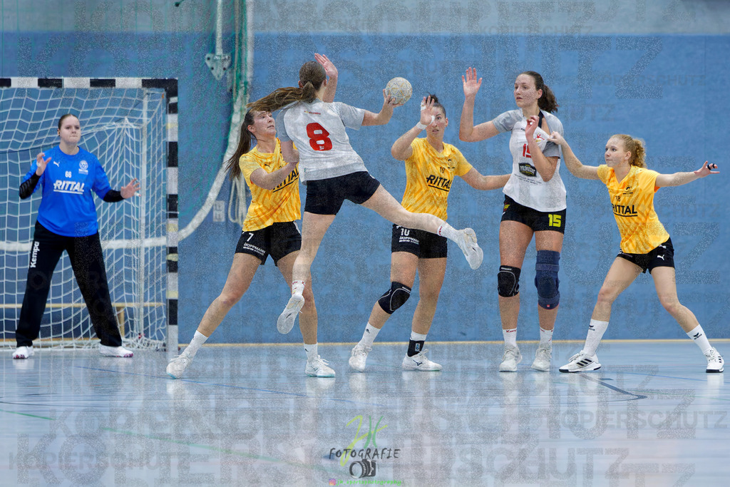 Frauen Oberliga Mitte (HHV); HSG Eibelshausen/Ewersbach - HSG Wettenberg II | Frauen Oberliga Mitte (HHV); HSG Eibelshausen/Ewersbach - HSG Wettenberg II am 13.12.2025 in Steinbrücken (Sporthalle am Hammerweiher)Photo © 2025 - Jörg Heinrich - Realisiert mit Pictrs.com