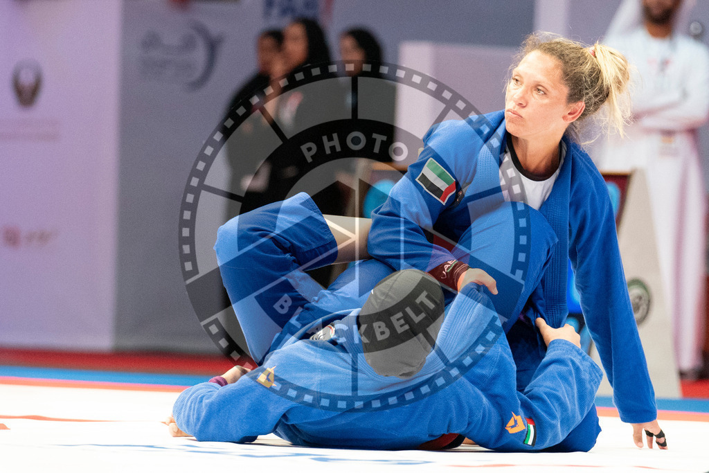 20231106PBB3034 | Fighters compete during the AJP World Master Championship in the Mubadala Arena in Abu Dhabi, Arab United Emirates, on November 6, 2023.