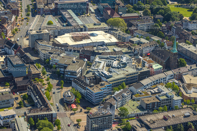 Bottrop230509728 | Luftbild, Hansa-Center, Altmarkt, Altstadt, Bottrop, Ruhrgebiet, Nordrhein-Westfalen, Deutschland