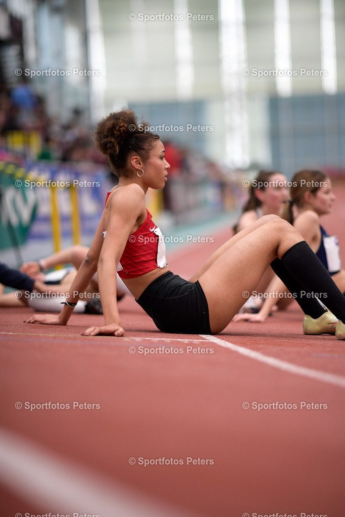 _KP12805_1 | 09.02.2025, xkaix, Leichtathletik 20. Deutsche Meisterschaften, Mehrkampf Halle v.l. Anna-Elisabeth Ehlers (TSV Bayer 04 Leverkusen) - Realisiert mit Pictrs.com