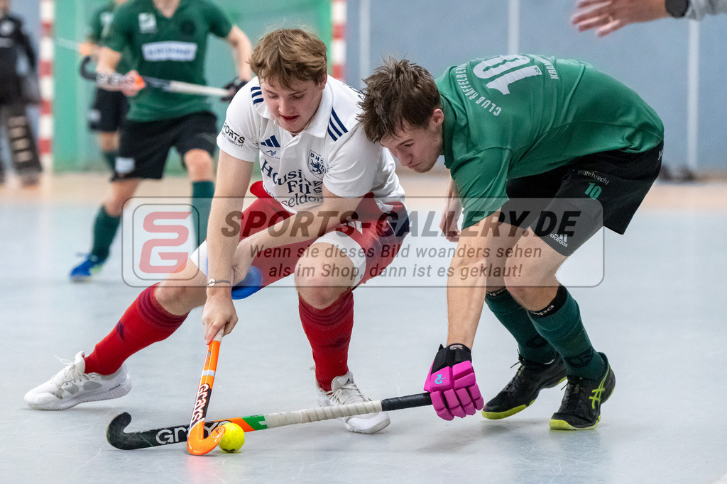 HK_20241208_109917 | 2. Bundesliga Halle Herren Club Raffelberg - Düsseldorfer HC am 8.12.2024 Raffelberg Halle, Duisburg ,
