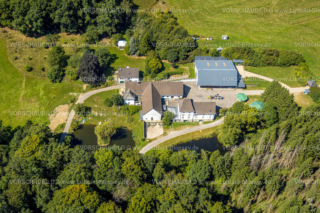 Kierspe250813379 | Luftbild, Sozialeinrichtung Begegnungsstätte Haus Petra im Johanneswerk Wohnverbund Oberes Volmetal, Rönsahl, Kierspe, Sauerland, Nordrhein-Westfalen, Deutschland