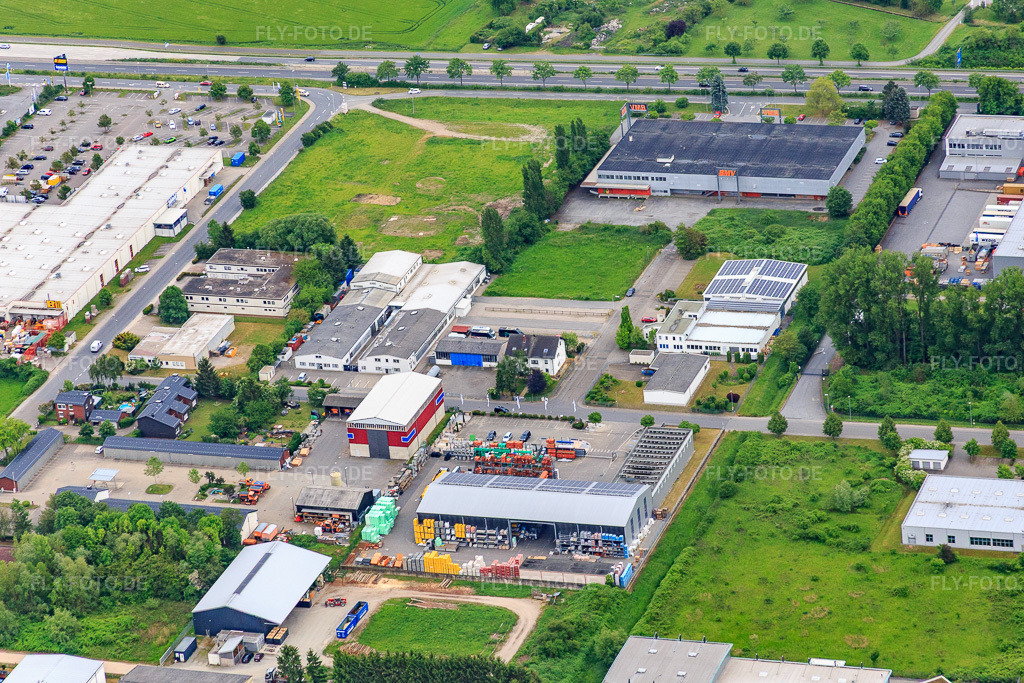 Luftbild: benz atelier in Bensheim im Bundesland Hessen in Deutschland. Foto: IMG_088984.jpg vom 20.05.2016 durch Werner Riehm/FLY-FOTO.deWWW.BENZ-ATELIER.DE