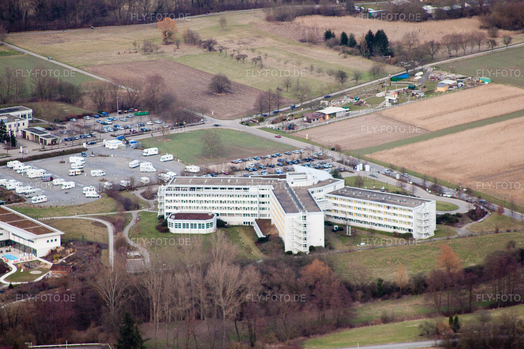 Luftbild: Reh Klinik Sigmund Weil im Ortsteil Bad Mingolsheim in Bad Schönborn im Bundesland Baden-Württemberg in Deutschland. Foto: IMG_24724.jpg vom 27.02.2010 durch Werner Riehm/FLY-FOTO.de