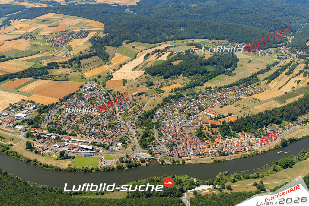 Das Luftbild zeigt :  Hafenlohr - Die Luftaufnahme wurde 2023 vom UL-Flugzeug aus erstellt ( keine Drohne ) - Hochauflösende Luftaufnahme - Für grossformatige Ausdrucke geeignet. Die Geschenkidee !Mit Lizenz und Bildrechte bestellbar