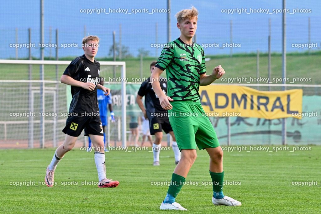 SC Landskron vs. Thal Assling  | #23 Jonas Jakob Armin Steinwender SC Landskron, SC Landskron vs. Thal Assling , SC Landskron vs. Thal Assling  am 09.08.2024 in Villach (Sportanlage Landskron), Austria, (Photo by Bernd Stefan)
