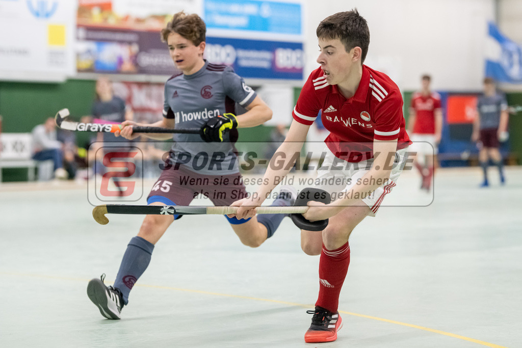 SFE_20230304_0093 | Deutsche Meisterschaft Männliche U16 Halle 2023 am 04.03.2023 in Köln (KTHC Stadion Rot-Weiss Köln Tennis and Hockey Club), Photo: Stephan Fehrmann 2022 (Sports-Gallery)