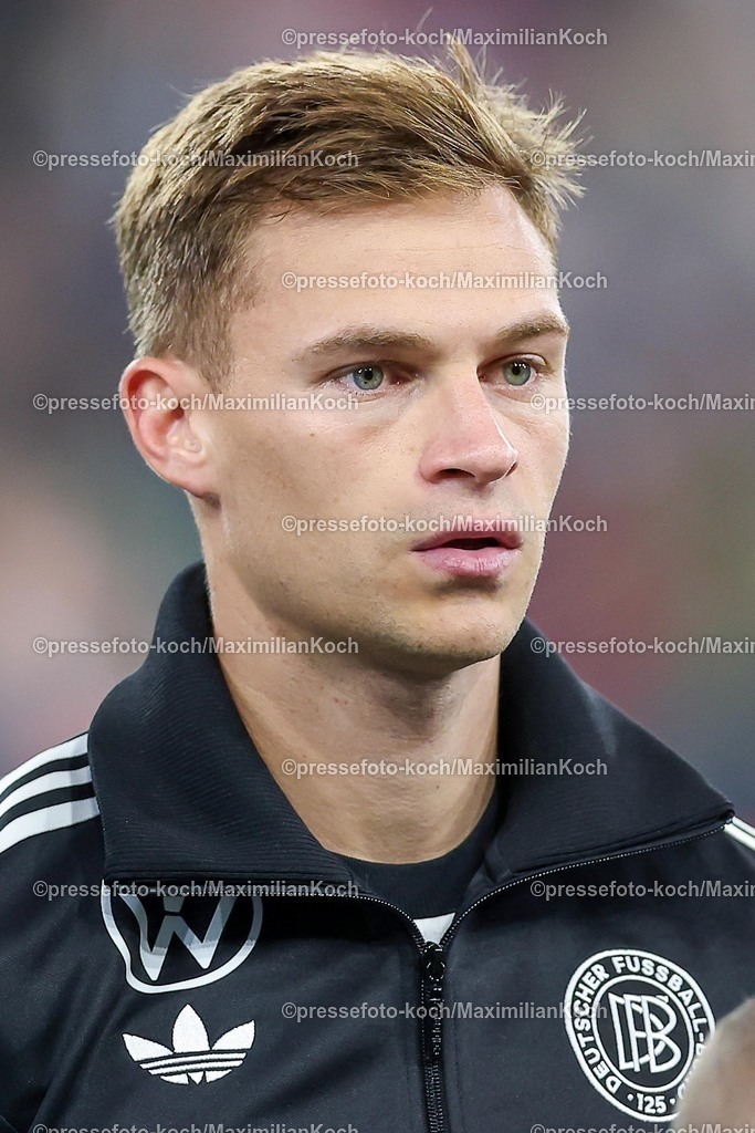 DFB10102502078 | 10.10.2025, Fußball, Länderspiel, Deutschland - Luxemburg, UEFA WM-Qualifikation, 2025/2026, Gruppe A, PreZero Arena in Sinsheim: Joshua Kimmich (GER #06) DFB regulations prohibit any use of photographs as image sequences and or quasi-video.