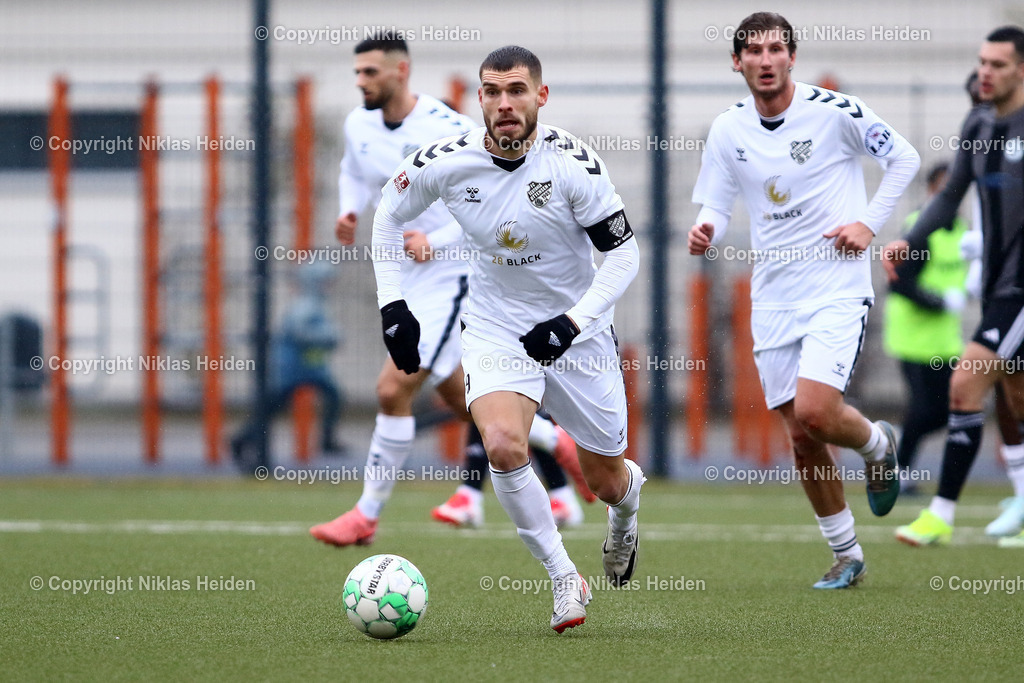 NH_ETSVHamburg_Teutonia05_Testspiel_26012025 | #9 Christian Stark (Teutonia 05)Fußball I Herren I Testspiel I Saison 2024-2025 I ETSV Hamburg - Teutonia 05 I 26.01.2025 I Sportplatz Mittlerer Landweg