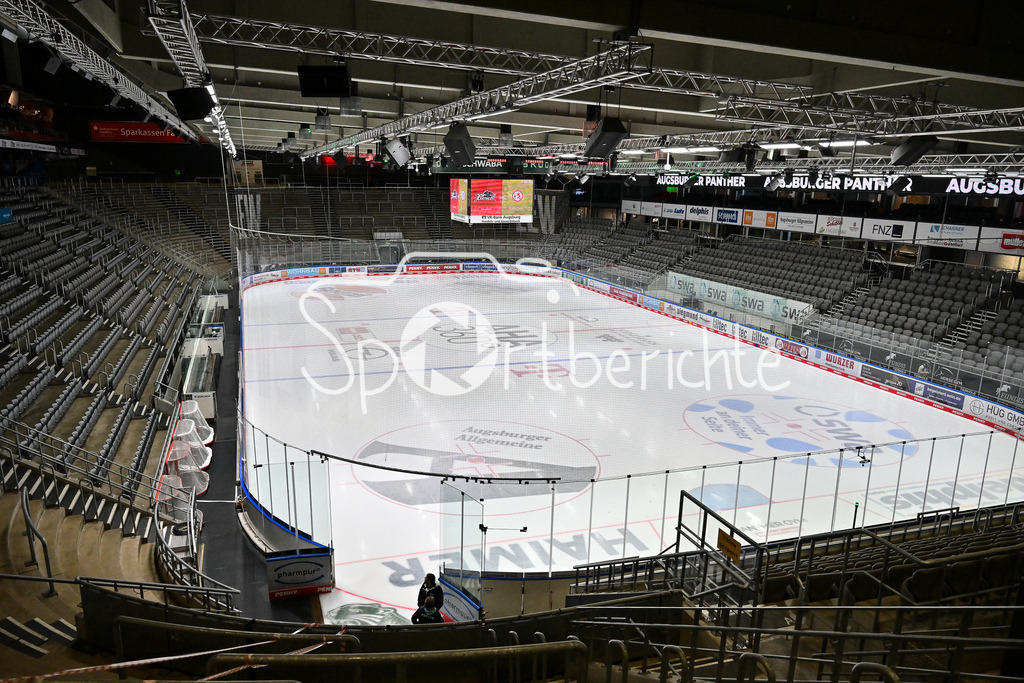 Augsburger Panther - Düsseldorfer EG | Ein Blick ins Curt Frenzel Stadion vor der DEL Partie zwischen Augsburg und Duesseldorf / Eisstadion / Eishalle / Halle / Symbolbild / DEL: Augsburger Panther - Duesseldorfer EG, Curt Frenzel Stadion am 04.03.2025