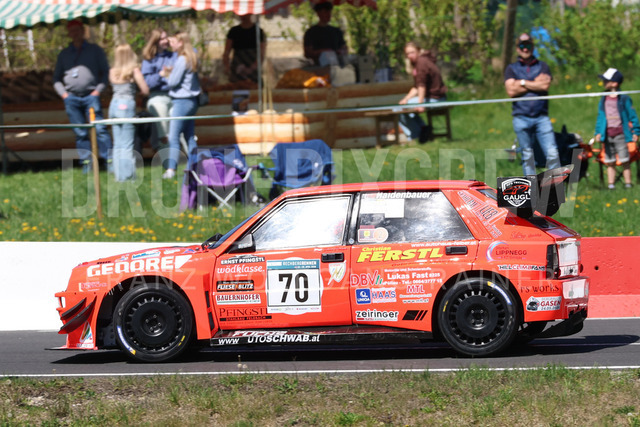 FIA European Hill Climb Championship – Rechberg 2026 | FIA European Hill Climb Championship at Rechberg, held from 24 to 26 April 2026 near Tulwitz, Styria, Austria. The image shows Felix PAILER (AUT) Lancia Delta Integrale Evo.