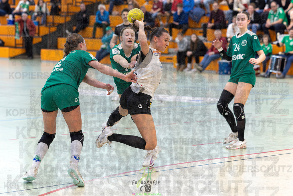 Jugendbundesliga wJA, Pokalrunde, HSG Kleenheim/Langgöns - Frisch Auf Göppingen | Jugendbundesliga wJA, Pokalrunde, HSG Kleenheim/Langgöns - Frisch Auf Göppingen am 28.02.2026 in Oberkleen (Weidig-Halle)Photo © 2026 - Jörg Heinrich - Realisiert mit Pictrs.com