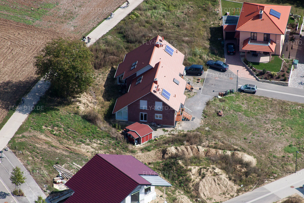 Luftbild: Am Höhenweg in Kandel im Bundesland Rheinland-Pfalz in Deutschland. Foto: IMG_21111.jpg vom 06.09.2009 durch Werner Riehm/FLY-FOTO.de