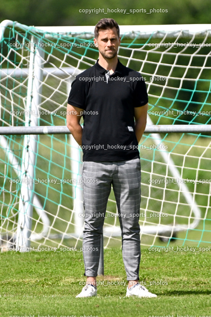 ATUS Velden vs. VST Völkermarkt | Headcoach ATUS Velden Marcel Günther Kuster, ATUS Velden vs. VST Völkermarkt, ATUS Velden vs. VST Völkermarkt am 30.05.2024 in St. Egyden (Sportpark St. Egyden), Austria, (Photo by Bernd Stefan)
