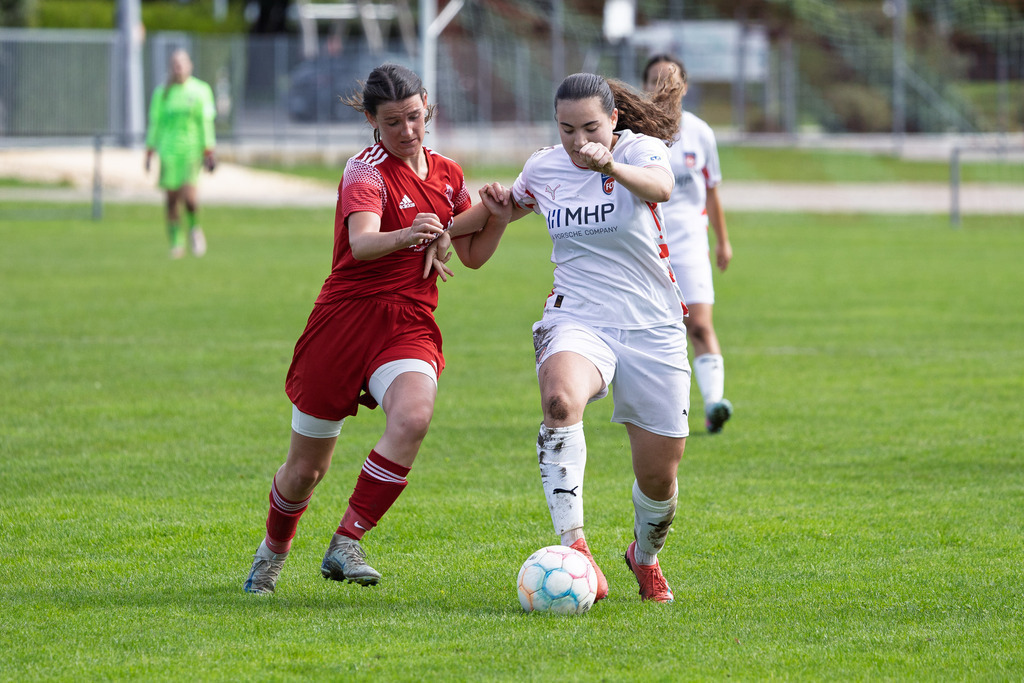HÄRFCH_250914_0961 | FC Härtsfeld 03 vs. 1.FC Heidenheim 1846 II, Fußball, Frauen, Bezirksliga, 2025/2026, 1. Spieltag, 14.09.2025 in Dischingen(Foto: Michael Bulling) - Realisiert mit Pictrs.com