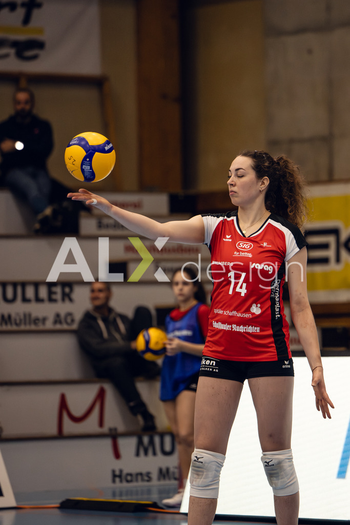 Volleyball I Frauen I Saison 2025-2026 I Volleyball NLA | Women I Round 14 I VC Kanti Schaffhausen - NLZ Volleyball Academy Zürich I 16.01.2026 | VC Kanti Schaffhausen - 14 Josipa Marković (HR) – Aussen - Realisiert mit Pictrs.com