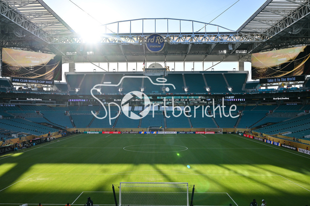 Inter Miami CF - Palmeiras Sao Paulo | Ein Blick in das Hard Rock Stadium von Miami - Florida / Symbolbild / Stadionfoto / Stadionbild / Stadion / Arena / FIFA Club World Cup: Inter Miami CF - Palmeiras Sao Paulo, Hard Rock Stadium am 23.06.2025 / NOT FOR SALE IN USA