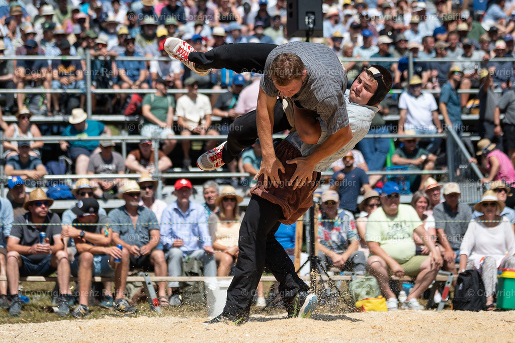 Schwingen -  Schwarzseeschwinget 2025 | Schwarzsee, 22.6.25, Schwingen - Schwarzseeschwinget.