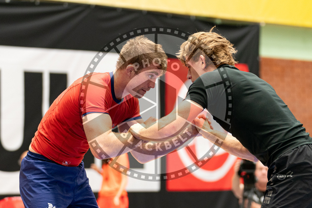 20230916PBB2833 | Fighters compete during the grappling tournement ADCC Trials (European, Middle East and African Championship) in Warsaw, Poland, on September 16, 2023.