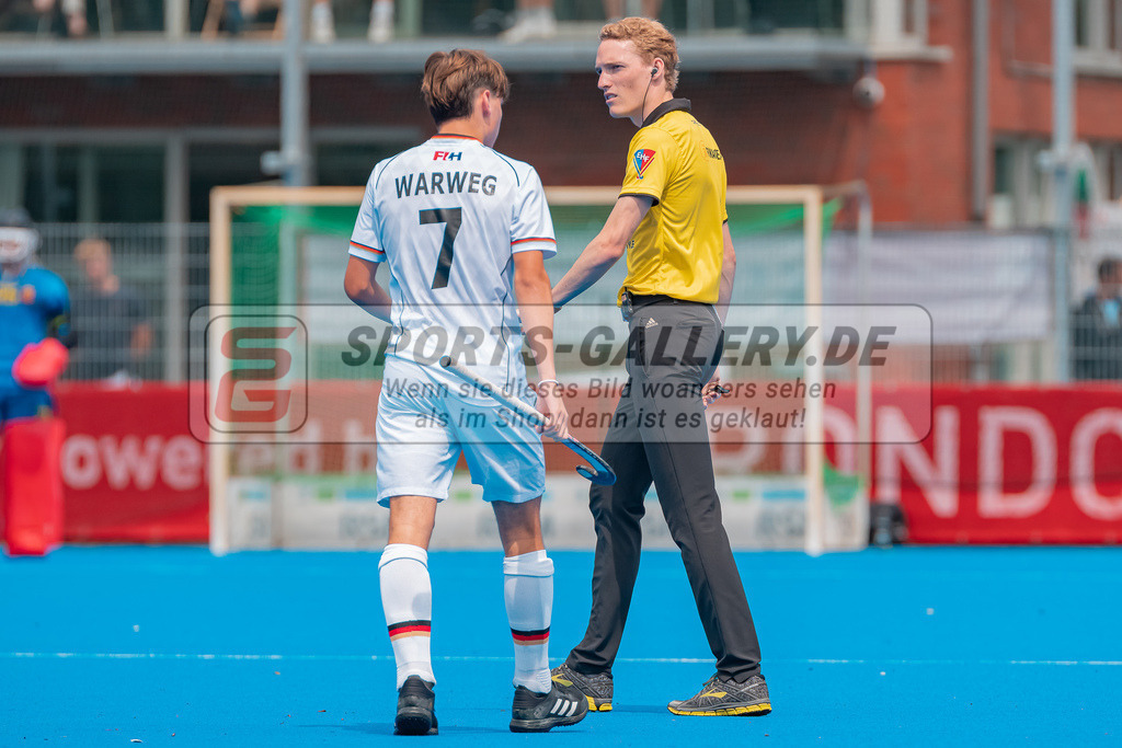 HK_20230715_102511 | Euro Hockey MU18 SF2 Spain vs Germany Championship Girls & Boys am 15.7.2023 CHTC , Krefeld ,