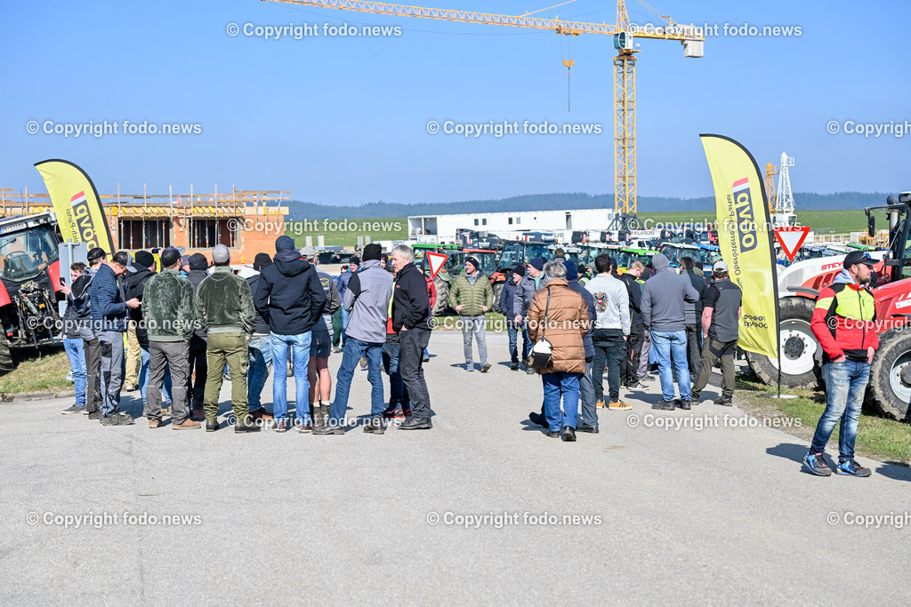 Bauernprotest_ Poendorf_ Lasco_ 08.03.2024-6 | 08.03.2024, Poendorf, AUT, Bauernprotest, im Bild Bauernprotest, Bauern, Landwirte, Traktoren, Fa. Lasco, Demo, Kundgebung