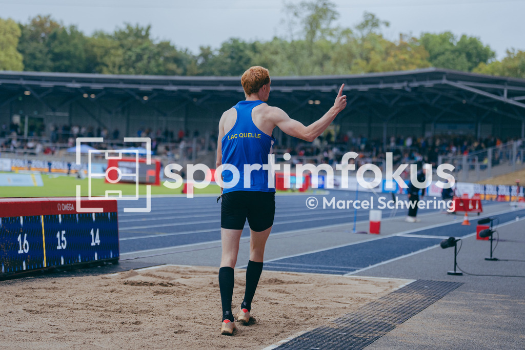 Deutsche Meisterschaften der Frauen und Männer 2026 | Benedikt von Hardenberg, LAC Quelle Fürth, Dreisprung, Deutsche Meisterschaften der Frauen und Männer 2026, Lohrheidestadion Bochum-Wattenscheid, 26.07.2026. Foto: Marcel Schwering / sportimfokus - Realisiert mit Pictrs.com