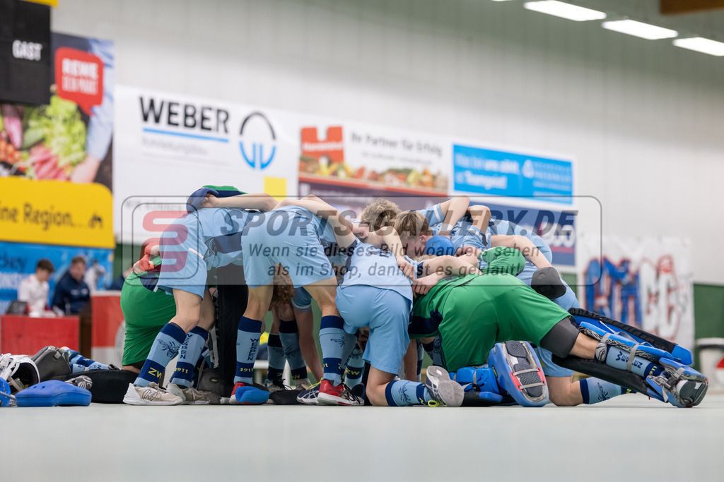 SFE_20230305_0012 | Deutsche Meisterschaft Männliche U16 Halle 2023 am 05.03.2023 in Köln (KTHC Stadion Rot-Weiss Köln Tennis and Hockey Club), Photo: Stephan Fehrmann 2022 (Sports-Gallery)