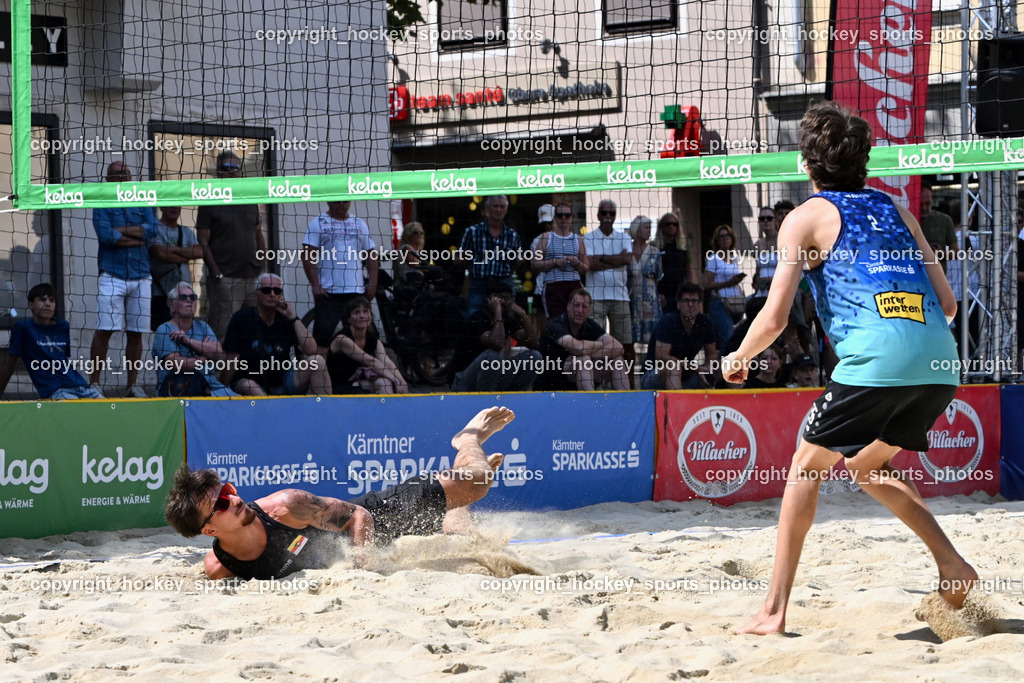 Beachvolleyball Villach Rathausplatz 2025 | Beachvolleyball Villach Rathausplatz 2025, Beachvolleyball Villach Rathausplatz am 17.08.2025 in Villach (Rathausplatz), Austria, (Photo by Bernd Stefan)