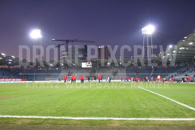 UEFA Europa League 2025/26: SK Sturm Graz vs SK Brann | Graz, Austria, 29.JAN.26 - SOCCER - UEFA Europa League, SK Sturm Graz vs SK Brann Bergen. The image shows the teams during warm up.