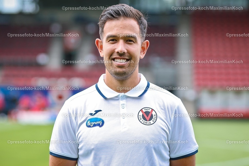 FCVK17072501089 | Christian Weber (Physiotherapeut); FC Viktoria Köln 1904; 3.Liga, Porträttermin, 2025/2026, 17.07.2025