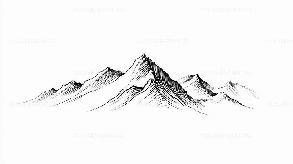 RFH000003 | Mit moderner KI‑generiertes schwarz-weiß Artwork, sorgfältig manuell für den Druck optimiert.