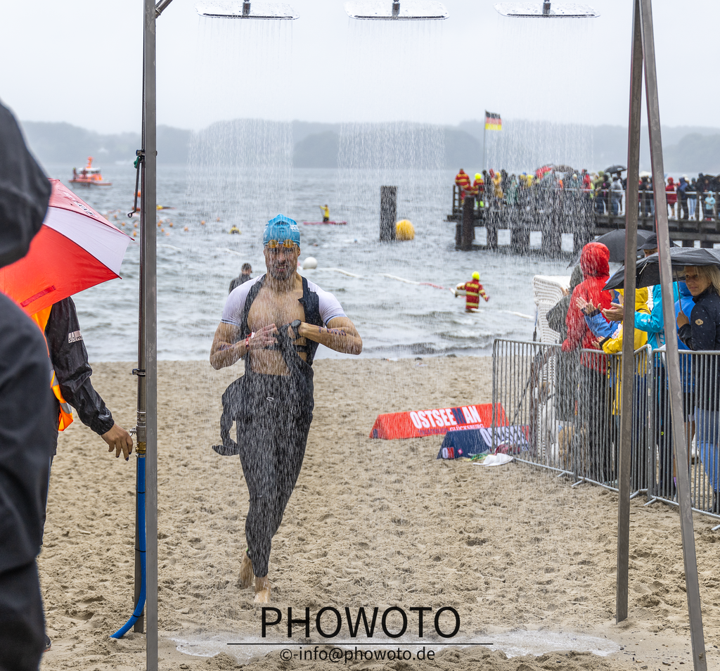 OstseeMan in glueckburg in 2025 - Germany | #Rui.jv.Santos after the swim at the ostseeman 2025 - Realisiert mit Pictrs.com