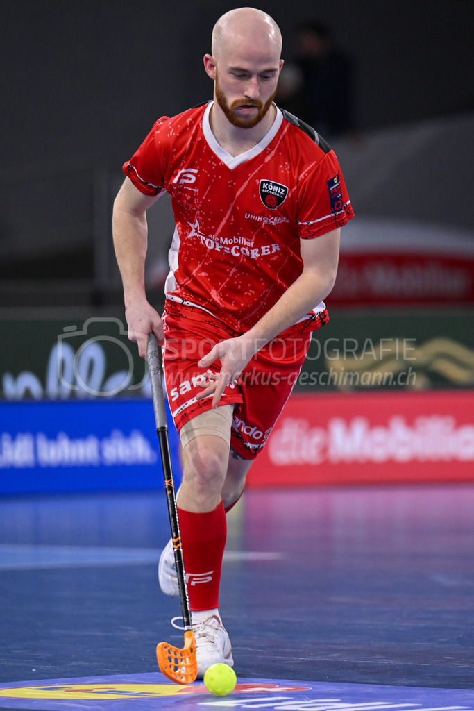 SV Wiler-Ersigen vs Floorball Köniz - 15. April 2023 | SV Wiler-Ersigen vs Floorball Köniz
Stimo Arena, Kloten
Jan Zaugg (#61 Floorball Koeniz).
Bild: Sportfotografie Markus Aeschimann | www.markus-aeschimann.ch - Realisiert mit Pictrs.com