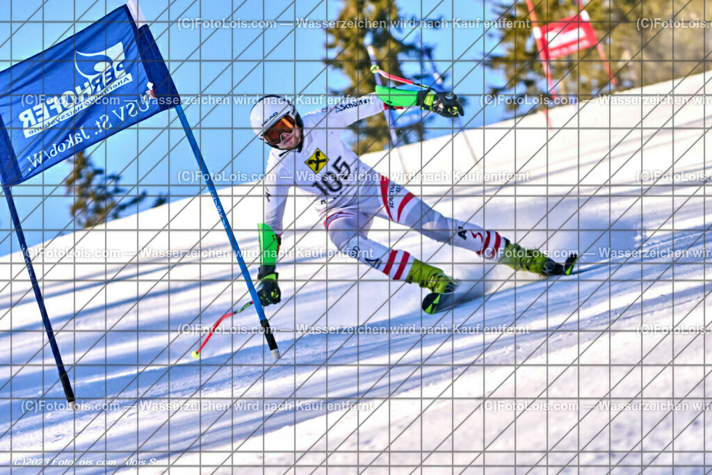 ALP8799_JOGLLAND-CUP-RTL_St-Jakob-Walde_Hirschegger Lukas | (C)FotoLois.com, Alois Spandl. Raiffeisen-Liebmarkt Sport 2000 Autohaus Felber-Fischer Jogllandcup, Skibezirk 7 - Joglland, Sa 20. Januar 2024.