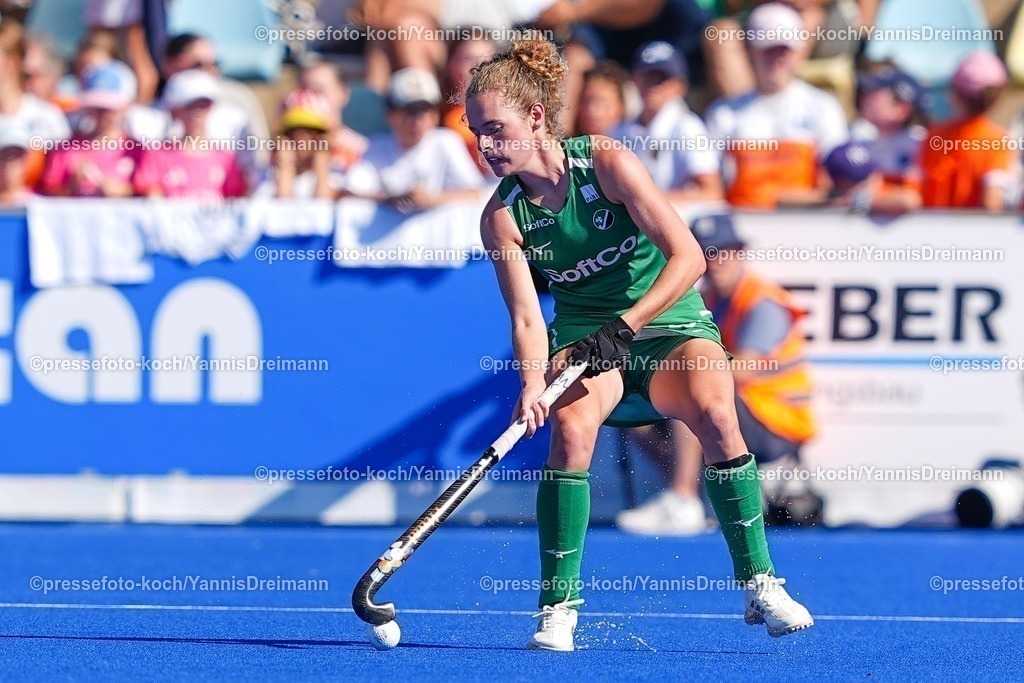 xydrx09082503037 | 09.08.2025, xydrx, Frauen EuroHockey Championship 2025, Gruppenphase, Gruppe a, Niederlande - Irland, Sparkassenpark Mönchengladbach: Niamh Carey (IRL #7)