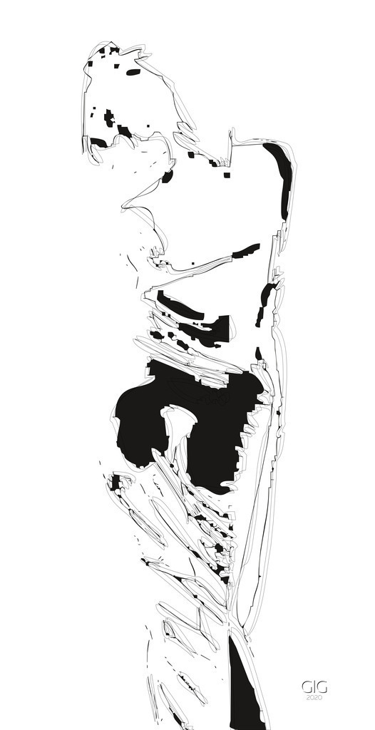 DD_Bur_200919_stehenderaktmittuch_95x185cm | Shop zum Kauf von Kunstdrucken: Akt, Portrait, Stillleben und Landschaften. Phantastische Arbeiten. Composing, Vektorgrafik, Malerei. Digital und klassisch. Virtualized Bodypainting - Realisiert mit Pictrs.com