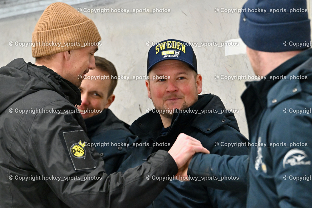 EC Tigers Paternion vs. EC Virgen 12.2.2023 | Assistentcoach EC Paternion ORZETEK Florian, Headcoach EC Paternion Buchbauer Thomas, 