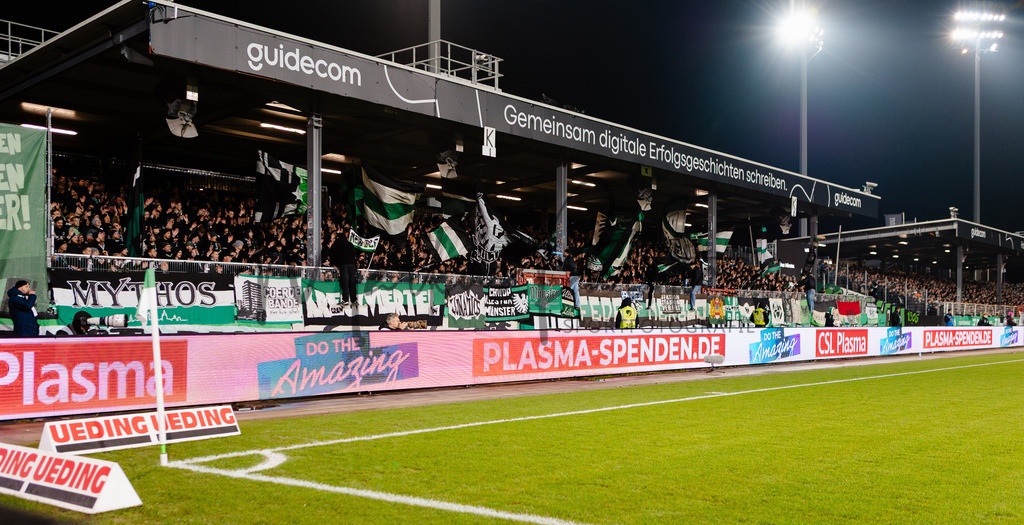 2. Bundesliga, Saison 2025/26, 15. Spieltag: SC Preußen Münster - Hannover 96 | Münster, 05.12.2025: 2. Bundesliga, 15. Spieltag, SC Preußen Münster gegen Hannover 96 im LVM-Preußenstadion in Münster. Foto: sportfotografie.ms | Markus Paletta - Realisiert mit Pictrs.com