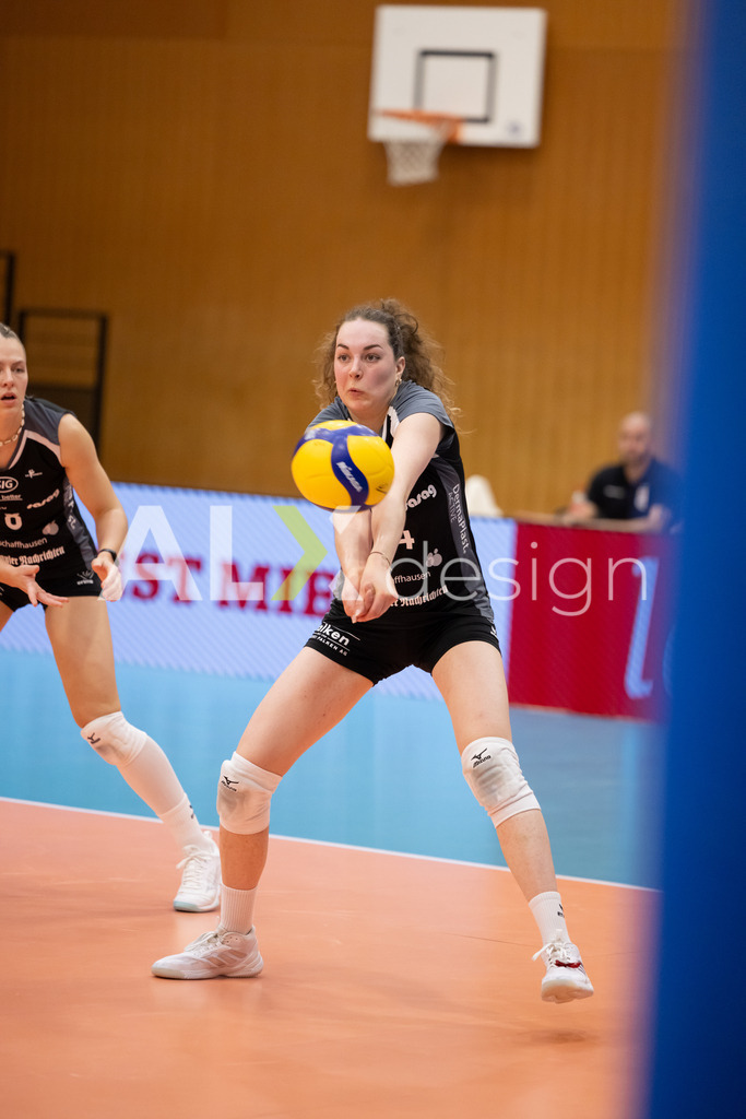 Volleyball I Frauen I Saison 2025-2026 I Volleyball NLA | Women I  Playoffs Finals 1/5 I viteos NUC - VC Kanti Schaffhausen I 06.04.2026 | 14 Josipa Marković (HR) (VC Kanti Schaffhausen) – Aussen - Realisiert mit Pictrs.com