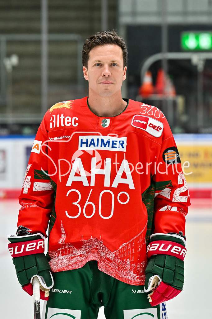 Augsburger Panther 2025/26 | im Bild T. J. TREVELYAN (Augsburger Panther #24) / Einzelfoto / Freisteller / Media Day Augsburger Panther: Curt-Frenzel Stadion am 06.08.2025